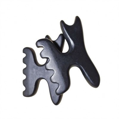 Massagista de pés Gua Sha Terapia Bian Pedra Acupuntura Bastão Universal Massagem Ferramenta 112 * 12mm Pedra Natural