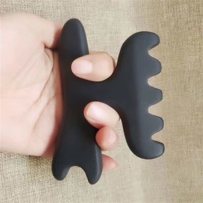 Massagista de pés Gua Sha Terapia Bian Pedra Acupuntura Bastão Universal Massagem Ferramenta 112 * 12mm Pedra Natural