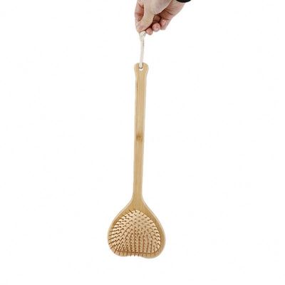 Escrava pessoal para uso doméstico Corpo de bambu Meridiano Massagem martelo Mão longa para alívio de coceira e Gua Sha