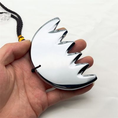 Massagem da cabeça Pedra de energia natural Terahertz Leve Portátil V Face Beauty Grooming Seis Dentes Raspando Peite de Cabeça
