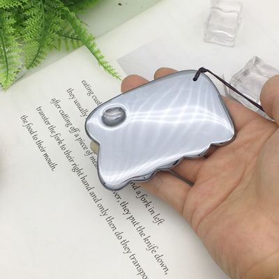 Estilo Terahertz Plate Scraping Massage Tool Gua Sha Guasha Tabela para Massagista de Corpo de Volta Prata