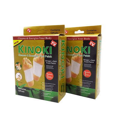 Bandeiras de Detox de Ervas Brancas e Douradas 100% Extracto de Bambú Natural para Aliviar o Estresse e Limpar os Músculos