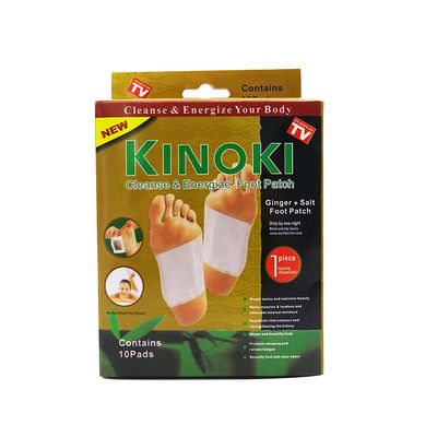Bandeiras de Detox de Ervas Brancas e Douradas 100% Extracto de Bambú Natural para Aliviar o Estresse e Limpar os Músculos