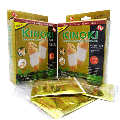 Bandeiras de Detox de Ervas Brancas e Douradas 100% Extracto de Bambú Natural para Aliviar o Estresse e Limpar os Músculos