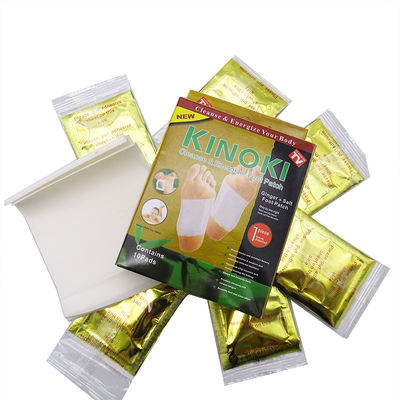 Bandeiras de Detox de Ervas Brancas e Douradas 100% Extracto de Bambú Natural para Aliviar o Estresse e Limpar os Músculos