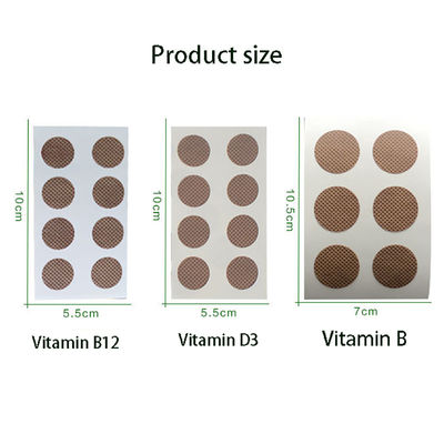 Melhore o seu sono com cuidados de saúde Multi Complexo de Energia Transdérmico Imunomodulador Vitamina C B1 B12 D3 E Vitamina Patch