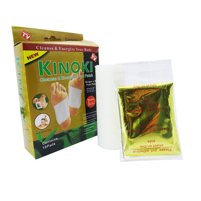 Função do adesivo para perda de peso 10 pacotes de almofadas para pés de gengibre 10 folhas adesivas para remover impurezas e aliviar o estresse