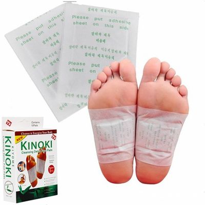 Função de massagem 10 almofadas remendos herbais de desintoxicação de pés para alívio de estresse e som profundo