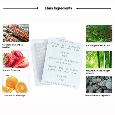 Função de massagem 10 almofadas remendos herbais de desintoxicação de pés para alívio de estresse e som profundo