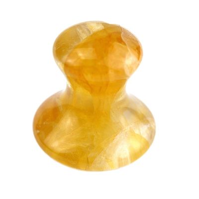 Citrino Amarelo Fungo Gua Sha Facial Massagem Ferramenta forma de cogumelo a preços acessíveis