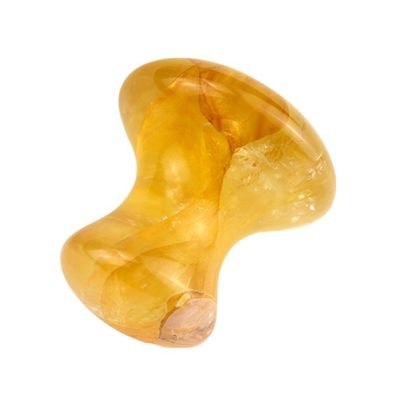 Citrino Amarelo Fungo Gua Sha Facial Massagem Ferramenta forma de cogumelo a preços acessíveis