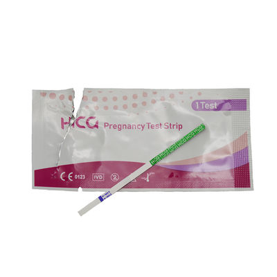 HCG Test Strip Pregnancy Accurate Mais de 99% de detecção precoce para a faixa interna Tamanho 80*3mm