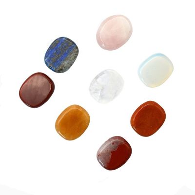Arte Colecionável 2024 Pedra Natural 7 Chakra Pendulo com Reiki Cura Purple Cristal de Ametista e Set de Pedra de Ágata Vermelha