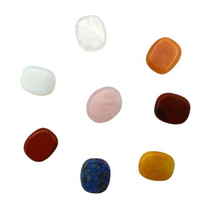 Arte Colecionável 2024 Pedra Natural 7 Chakra Pendulo com Reiki Cura Purple Cristal de Ametista e Set de Pedra de Ágata Vermelha