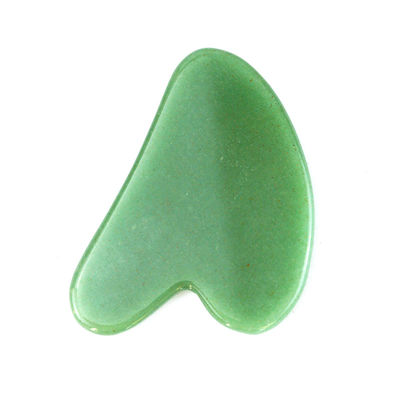 Logotipo personalizado DisponívelJade Natural Gua Sha Scraping Board para Facial Beauty Body Massage Tool Skin Health Care Spa