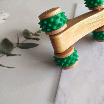 Equipamento de Massagem Corporal 2024 Chegadas Natural Eco Amigável Artesanato artesão Madeira Gua Sha Massager Roller para ferramentas de massagem