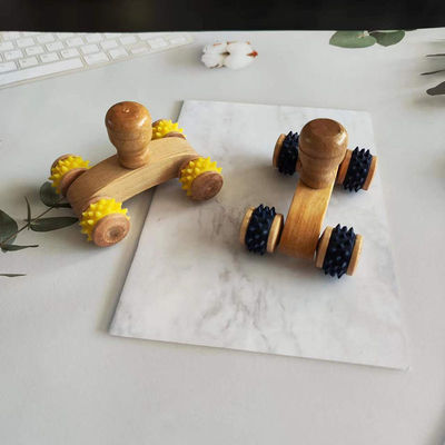 Equipamento de Massagem Corporal 2024 Chegadas Natural Eco Amigável Artesanato artesão Madeira Gua Sha Massager Roller para ferramentas de massagem