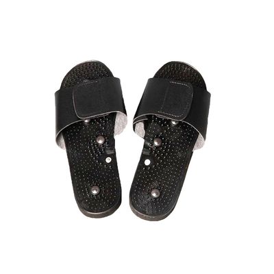 Sapatos de Massagem de Pés Negros Acupuntura Terapia A Solução Última de Saúde do Corpo