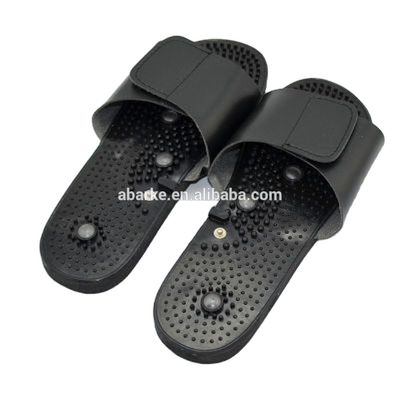 Sapatos de Massagem de Pés Negros Acupuntura Terapia A Solução Última de Saúde do Corpo