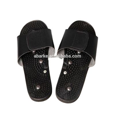 Sapatos de Massagem de Pés Negros Acupuntura Terapia A Solução Última de Saúde do Corpo