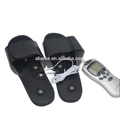 Sapatos de Massagem de Pés Negros Acupuntura Terapia A Solução Última de Saúde do Corpo