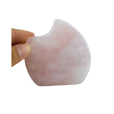 Gua Sha Pedra Ferramenta Natural Rosa Quartz Borboleta Guasha raspador Acupuntura Rosto Atrás Massagista de Pé Cuidados de Saúde Pedra Terapia