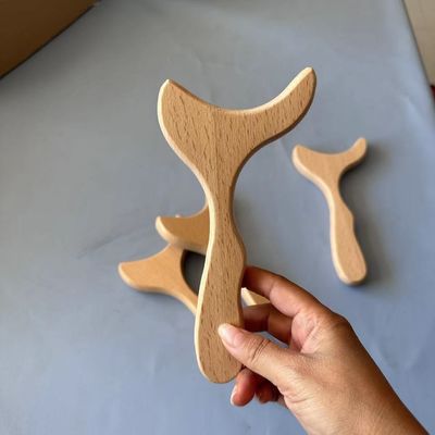 2023 OEM ferramentas de massagem de madeira de madeira de beech terapêutica conjunto de massagem de madeira de volta com logotipo personalizado disponíveld