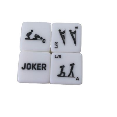 25mm Jade Six Sides Fitness Dice para Treinamento Exercício Esportes Entretenimento Jogos Melhorar o seu Treinamento