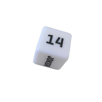 25mm Jade Six Sides Fitness Dice para Treinamento Exercício Esportes Entretenimento Jogos Melhorar o seu Treinamento