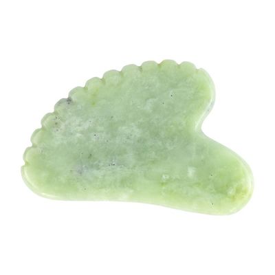 Experimente os benefícios da massagem de corpo inteiro com a ferramenta de raspagem de pedra natural e a marca privada Xiuyan Jade Green Guasha