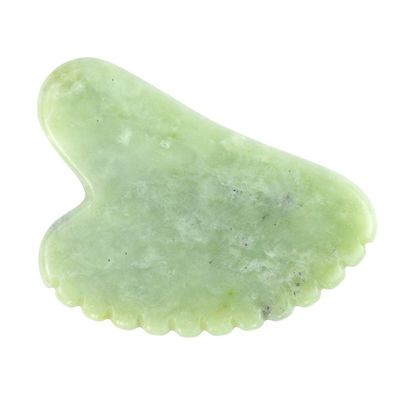 Experimente os benefícios da massagem de corpo inteiro com a ferramenta de raspagem de pedra natural e a marca privada Xiuyan Jade Green Guasha