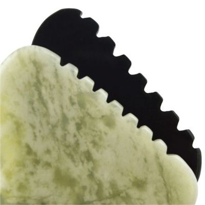 Ferramenta de massagem corporal Nefrita natural Hetian Jade Gua Sha para auto-cuidado da pele Facial lifting salão de beleza