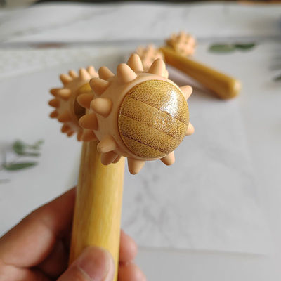 Equipamento de massagem corporal Verão 2024 Tendências de chegada Massagem manual Roller Massagem ocular Roller Stick Madeira 3D Roller Massager Facial