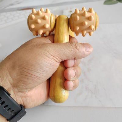 Equipamento de massagem corporal Verão 2024 Tendências de chegada Massagem manual Roller Massagem ocular Roller Stick Madeira 3D Roller Massager Facial
