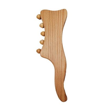 Meridian Massager Estimulação 2024 madeira Beech Guasha Massager para Dredging do corpo e relaxamento da fascia muscular