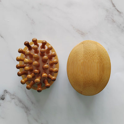 Músculos do corpo Marrom Popular Bambu Natural Gua Sha Scalp Massagem Saco de ar Pincel Madeira Guasha Ferramenta Cabeça Relaxar Massagista Cabelo Cuidados de Saúde Escova de Beleza
