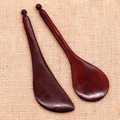 Pênis de Gua Sha de Madeira Vermelha Logotipo personalizado disponível para terapia de saúde corporal e massagem de acupuntura