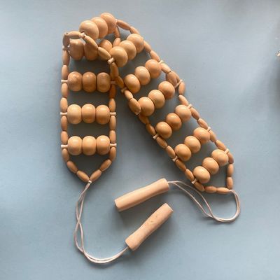 Massagem corporal Ferramenta de massagem de rolos de madeira Dredge Meridiano Cuidados de Saúde músculo Fascia Relaxe Fisioterapia para logotipo personalizado