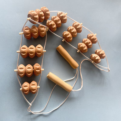 Massagem corporal Ferramenta de massagem de rolos de madeira Dredge Meridiano Cuidados de Saúde músculo Fascia Relaxe Fisioterapia para logotipo personalizado