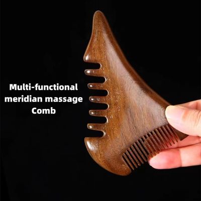 Logotipo personalizado Logotipo disponívelCama de massagem de sândalo para cabeça Meridiano Cama de escalpe Rosto Olho Ombro Pescoço raspagem