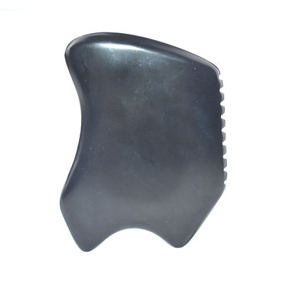 Forma Especial Gua Sha Board Natural Black Bian Pedra ferramenta de raspagem para equipamentos de massagem facial e corporal