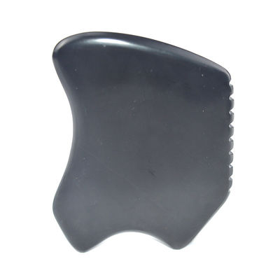 Forma Especial Gua Sha Board Natural Black Bian Pedra ferramenta de raspagem para equipamentos de massagem facial e corporal