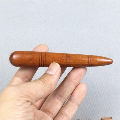 Massagem de corpo inteiro Flor de rosa Reflexologia manual Relaxar Acupressão Point Pen para Cuidados de Saúde Muscular Massagem de tecido de madeira