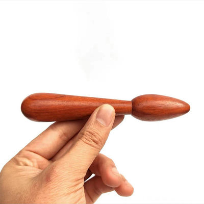 Massagem de corpo inteiro Flor de rosa Reflexologia manual Relaxar Acupressão Point Pen para Cuidados de Saúde Muscular Massagem de tecido de madeira