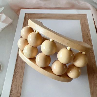 2024 Bolas de madeira Gua Sha Meridian Massager Massagem de músculos do corpo Roller de massagem para relaxamento de todo o corpo e autocuidado do spa