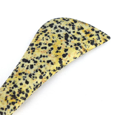 Pedra manchada Gua Sha raspagem de olho colher de beleza Guasha Bastão Massagem facial Bastão Olho beleza Body Spa Reflexologia Ferramenta Massagista de corpo inteiro