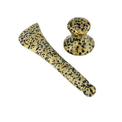 Equipamento de massagem corporal Manual Pedra manchada Acupressão Reflexologia caneta para cuidados de saúde Terapia de tecidos Massagem Stick
