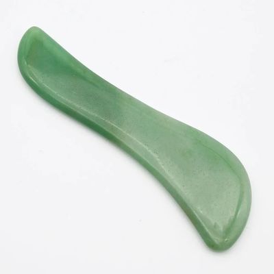 2024 Massagem Guasha Scarping Verde Aventurine Gua Sha Tabela para drenagem linfática
