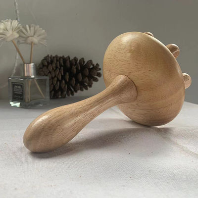 2024 Cup Mushroom Body Contour Roller Linfático Drainage Therapy Gua Sha Massagista de Ponto de Trigger de Madeira para Performance