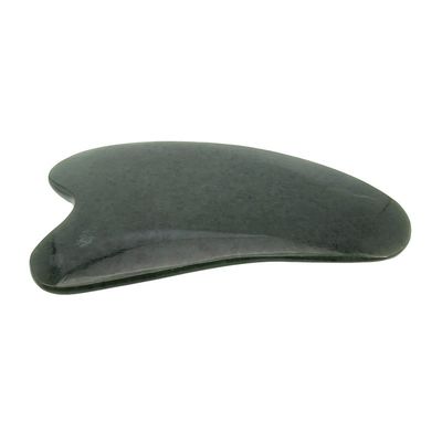 Massagista Facial Nefrita Natural Pedra de Jade Gua Sha Tabela para Rosto e Cuidados da Pele SPA Tratamento de Terapia de Acupuntura